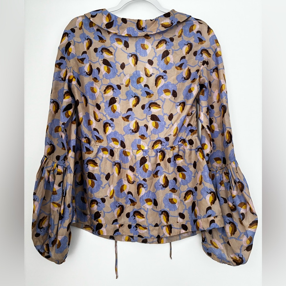 Marni Rachel Short Flutter Sleeve in Wildflower Bouquet - Picture 7 of 8